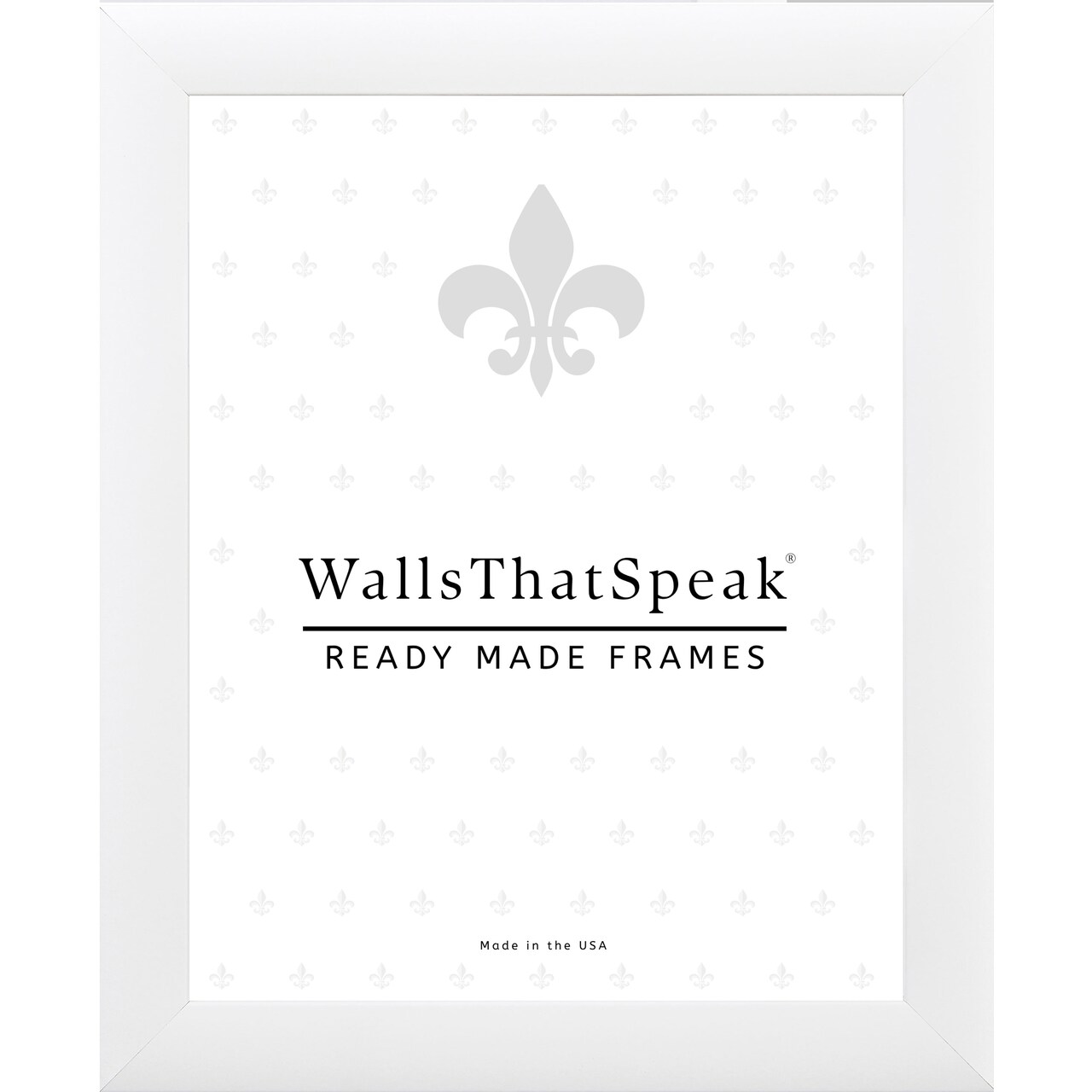 16x16 Picture Frame, Contemporary 1 Inch MDF Moulding, Wall Display Frame for Art, Posters, or Photos by wallsthatspeak